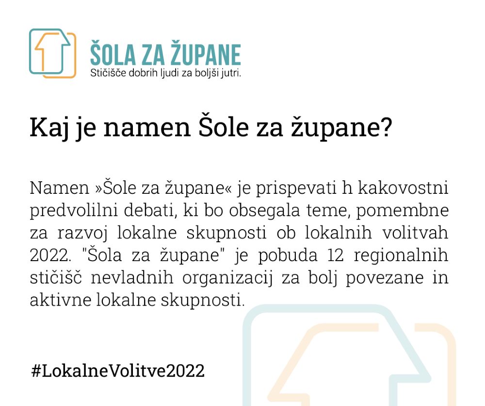 Vrata odprla Šola za župane